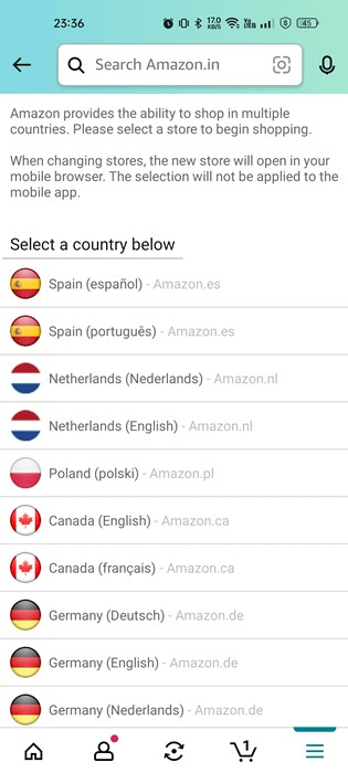 How to Change Your Country on Amazon